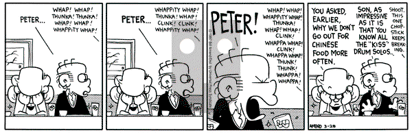FoxTrot on Friday March 28, 1997 Comic Strip