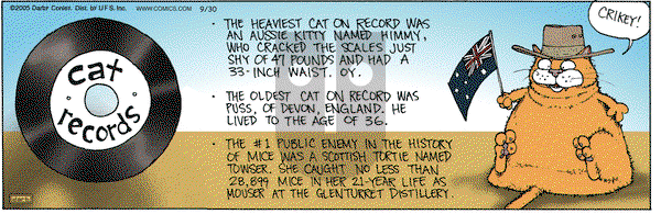 Get Fuzzy on Friday September 30, 2005 Comic Strip
