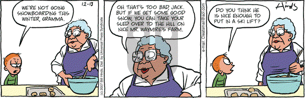 Cleats on Thursday December 13, 2007 Comic Strip