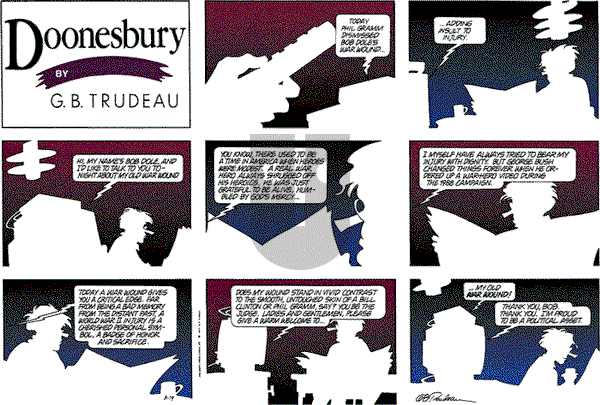 Doonesbury on Sunday March 19, 1995 Comic Strip