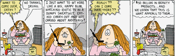 Cathy Classics - Saturday July 21, 2001 Comic Strip