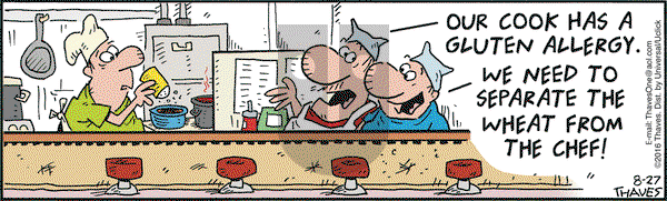 Frank and Ernest on Saturday August 27, 2016 Comic Strip