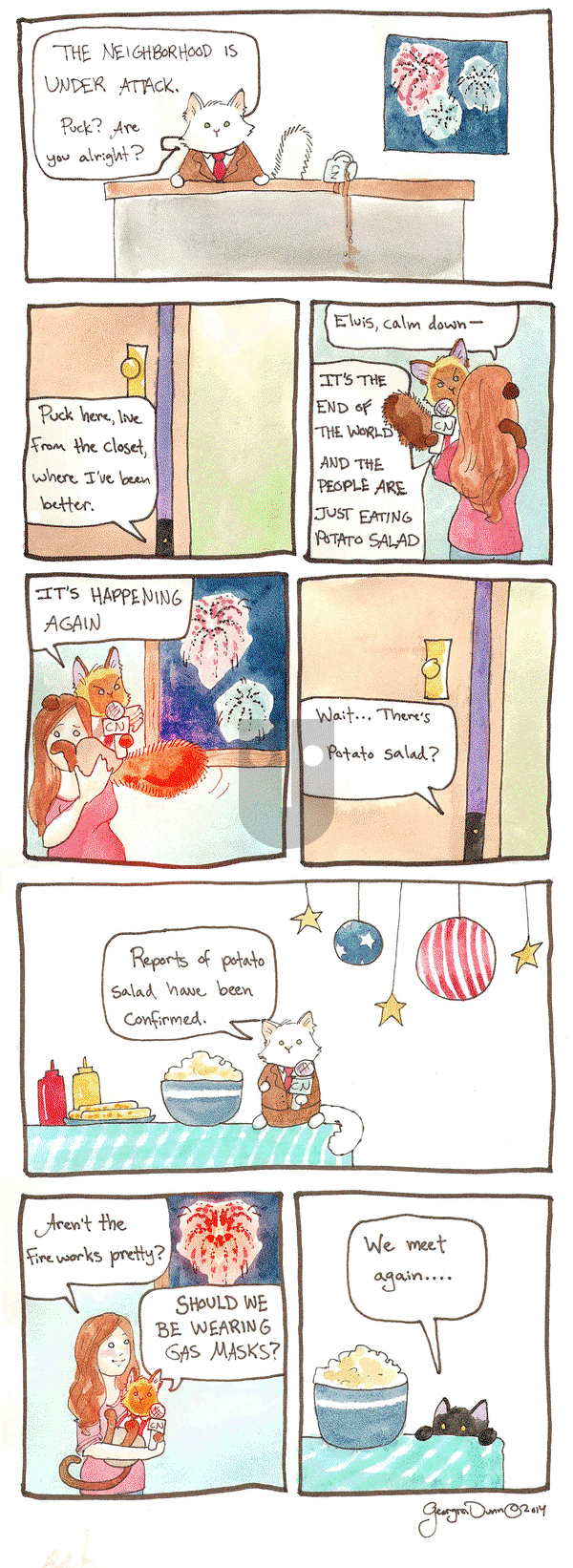Breaking Cat News - Saturday September 24, 2016 Comic Strip