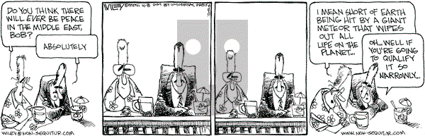 Non Sequitur on Monday April 8, 2002 Comic Strip
