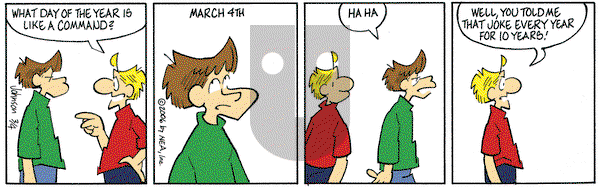 Arlo and Janis - Saturday March 4, 2006 Comic Strip