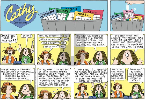 Cathy Classics on Sunday June 29, 1997 Comic Strip