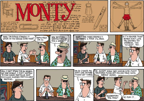 Monty on Sunday July 22, 2012 Comic Strip