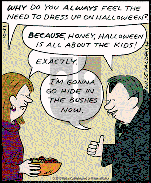 Real Life Adventures on Thursday October 31, 2013 Comic Strip