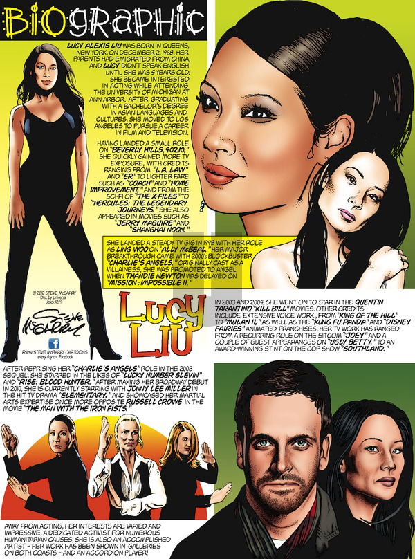 Biographic on Sunday December 9, 2012 Comic Strip