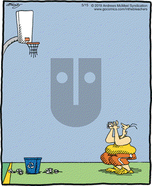 In the Bleachers on Wednesday May 15, 2019 Comic Strip