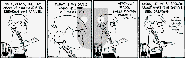 FoxTrot - Tuesday September 11, 2001 Comic Strip