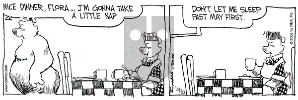 The Grizzwells on Saturday January 4, 2003 Comic Strip