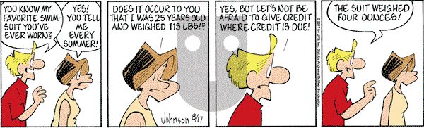 Arlo and Janis on Thursday August 17, 2017 Comic Strip