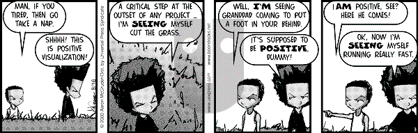 The Boondocks on Wednesday March 19, 2008 Comic Strip