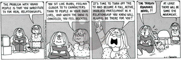 Cathy Classics on Friday June 11, 1993 Comic Strip