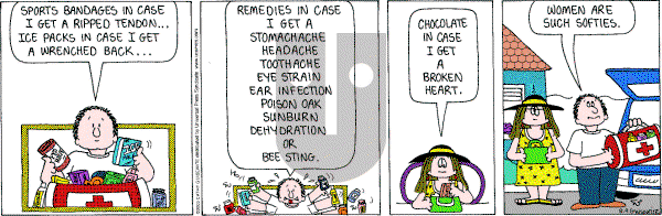 Cathy Classics - Saturday August 9, 2003 Comic Strip
