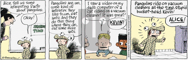 Cul de Sac on Thursday November 4, 2010 Comic Strip