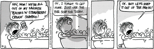 Heart of the City on Tuesday September 2, 2014 Comic Strip