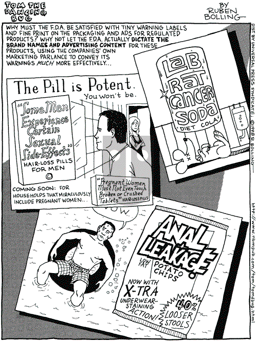 Tom the Dancing Bug on Sunday August 30, 1998 Comic Strip