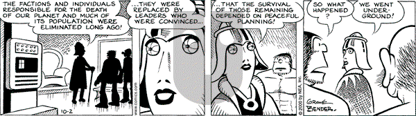 Alley Oop on Saturday October 21, 2000 Comic Strip