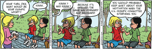 Cleats on Thursday July 17, 2008 Comic Strip