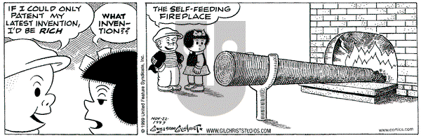 Nancy on Monday November 22, 1999 Comic Strip