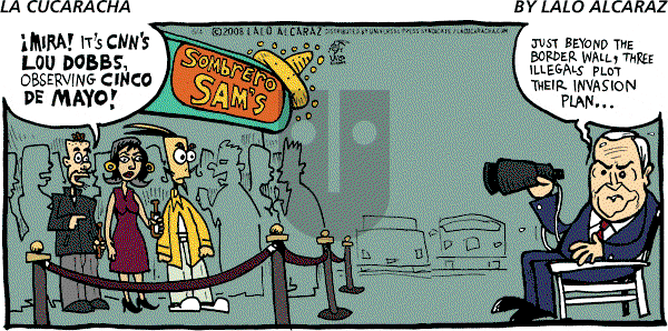 La Cucaracha on Sunday May 4, 2008 Comic Strip