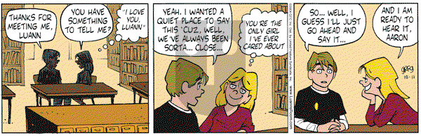 Luann on Monday October 11, 2004 Comic Strip