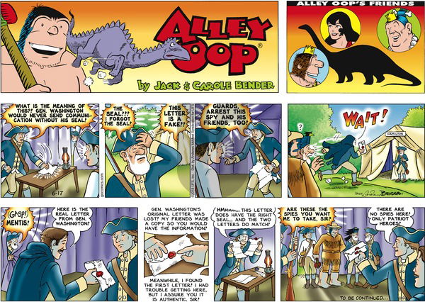 Alley Oop on Sunday June 17, 2018 Comic Strip