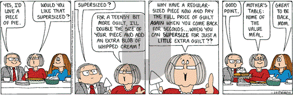 Cathy Classics on Thursday November 28, 2002 Comic Strip