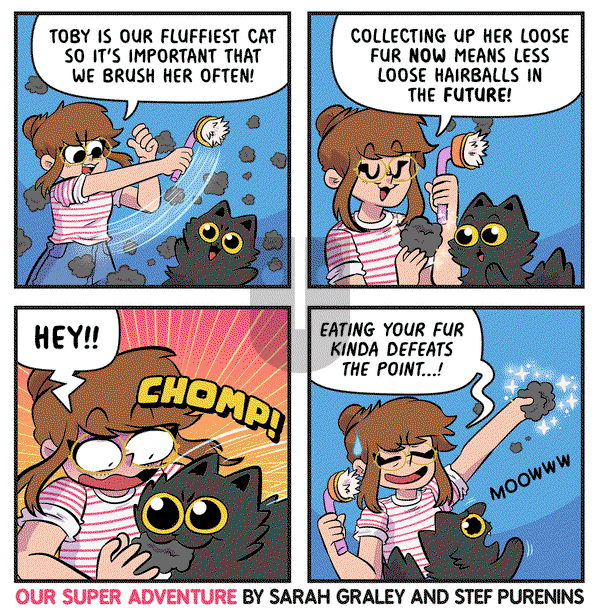 Our Super Adventure on Monday February 24, 2025 Comic Strip