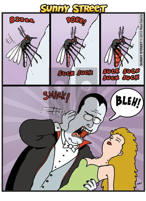 Sunny Street on Thursday August 22, 2013 Comic Strip