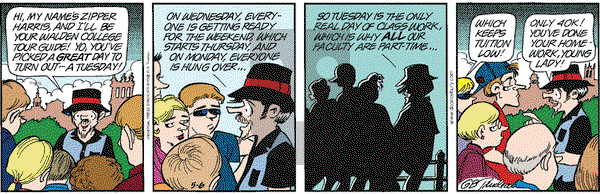 Doonesbury on Monday May 6, 2002 Comic Strip