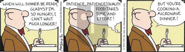 The Born Loser on Friday March 13, 2015 Comic Strip