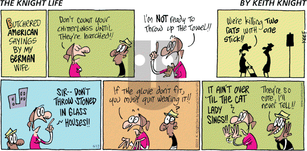 The Knight Life on Sunday June 12, 2011 Comic Strip