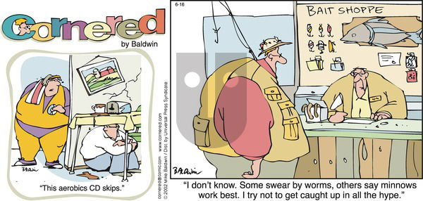 Cornered on Sunday June 16, 2002 Comic Strip