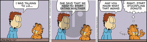 Garfield on Friday July 27, 2018 Comic Strip