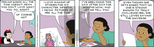 Nancy on Monday January 6, 2020 Comic Strip