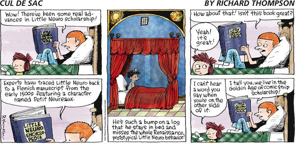 Cul de Sac on Sunday January 24, 2016 Comic Strip