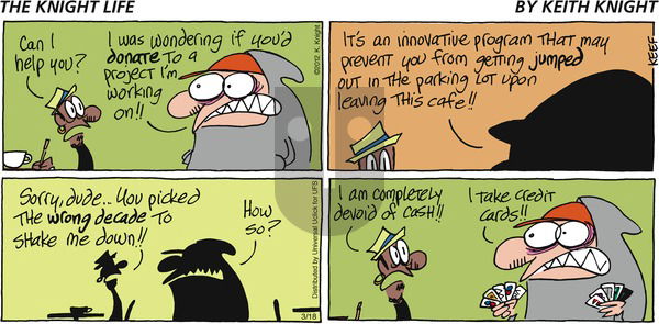 The Knight Life on Sunday March 18, 2012 Comic Strip