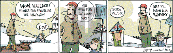 Wallace the Brave on Friday February 16, 2018 Comic Strip