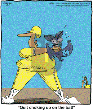 In the Bleachers - Tuesday May 28, 2024 Comic Strip