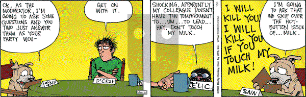 Get Fuzzy on Wednesday October 1, 2008 Comic Strip
