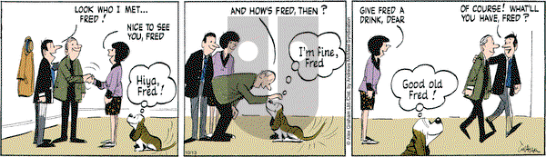 Fred Basset on Monday October 13, 2025 Comic Strip