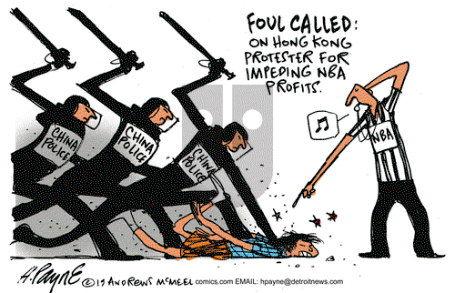 Henry Payne on Wednesday October 9, 2019 Comic Strip