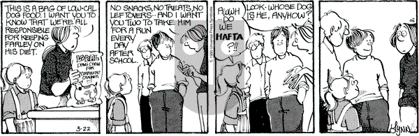 For Better or For Worse on Thursday March 22, 1990 Comic Strip