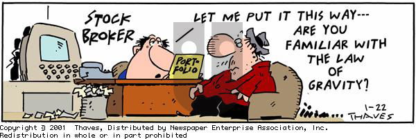 Frank and Ernest on Friday February 23, 2001 Comic Strip