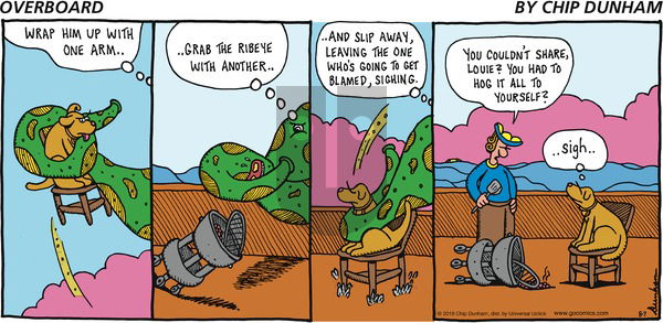 Overboard on Sunday August 7, 2016 Comic Strip