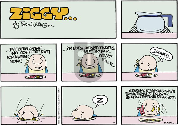 Ziggy on Sunday September 9, 2018 Comic Strip