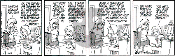 Doonesbury on Tuesday November 22, 1977 Comic Strip